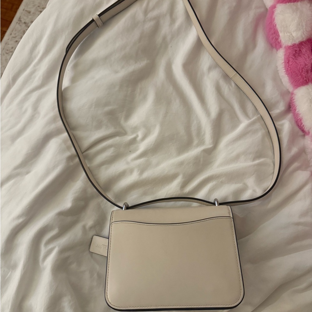 COACH Morgan Square Crossbody Bag β White - Picture 5 of 7